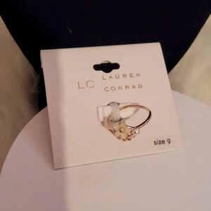 Lauren Conrad Gold and Pearl Ring